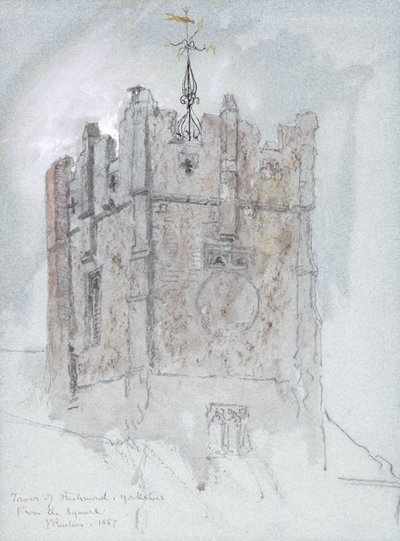 The Tower of Trinity Church, Richmond, 1867 by John Ruskin